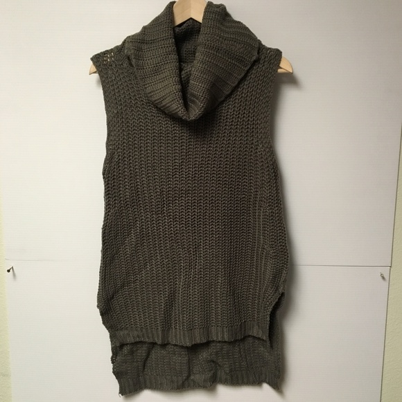 Long Loose Cowl Neck Sweater - Picture 1 of 5